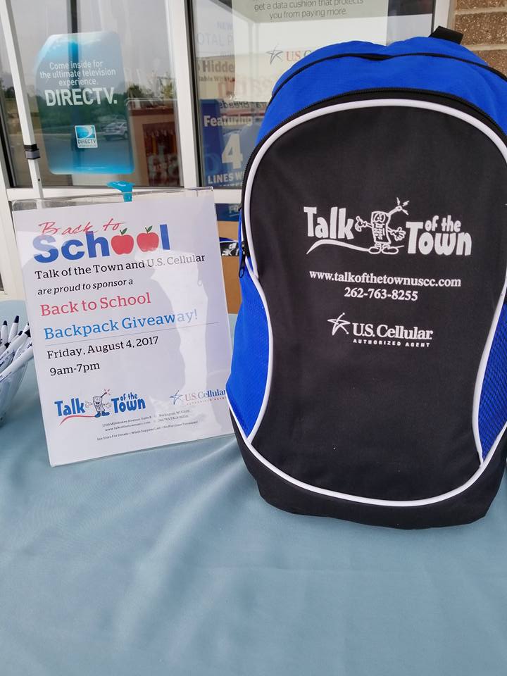 Annual backpack giveaway