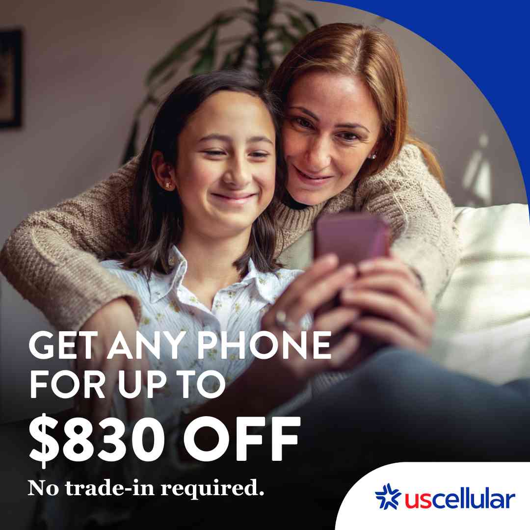 Get any phone for up to $830 off. No trade-in required. UScellular