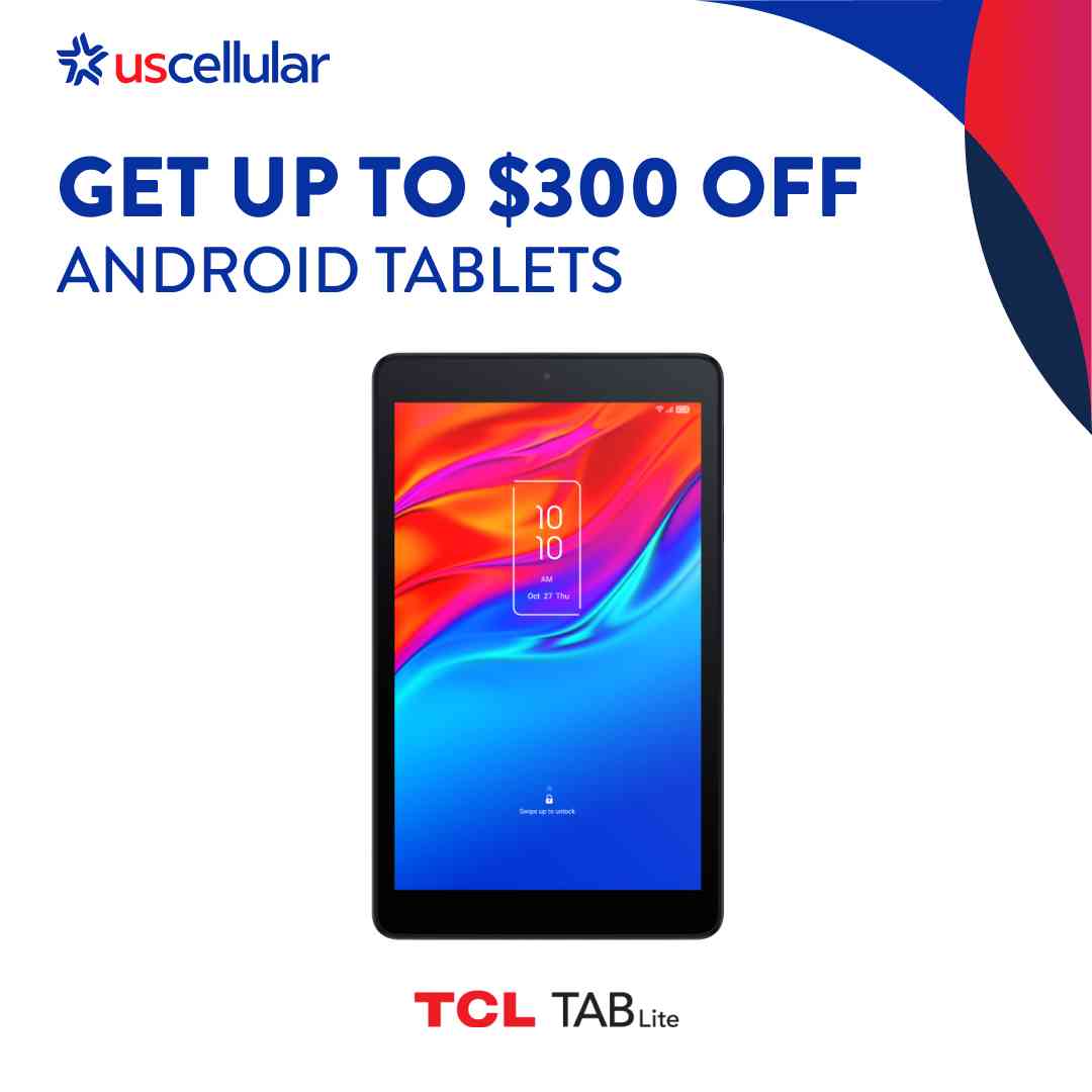 Get up to $300 off Android tablets. UScellular.