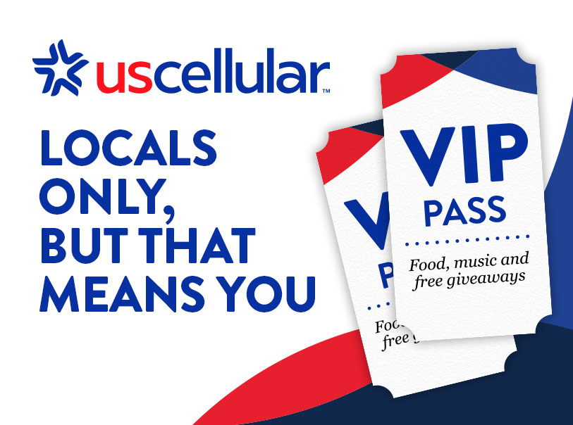 Locals only, but that means you - VIP pass. Food, music and free giveaways.
