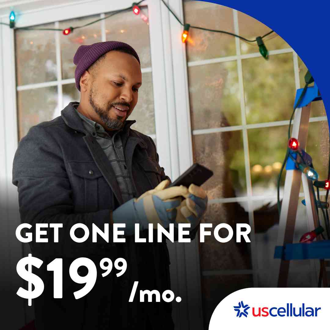 GET ONE LINE FOR $19.99/mo. UScellular