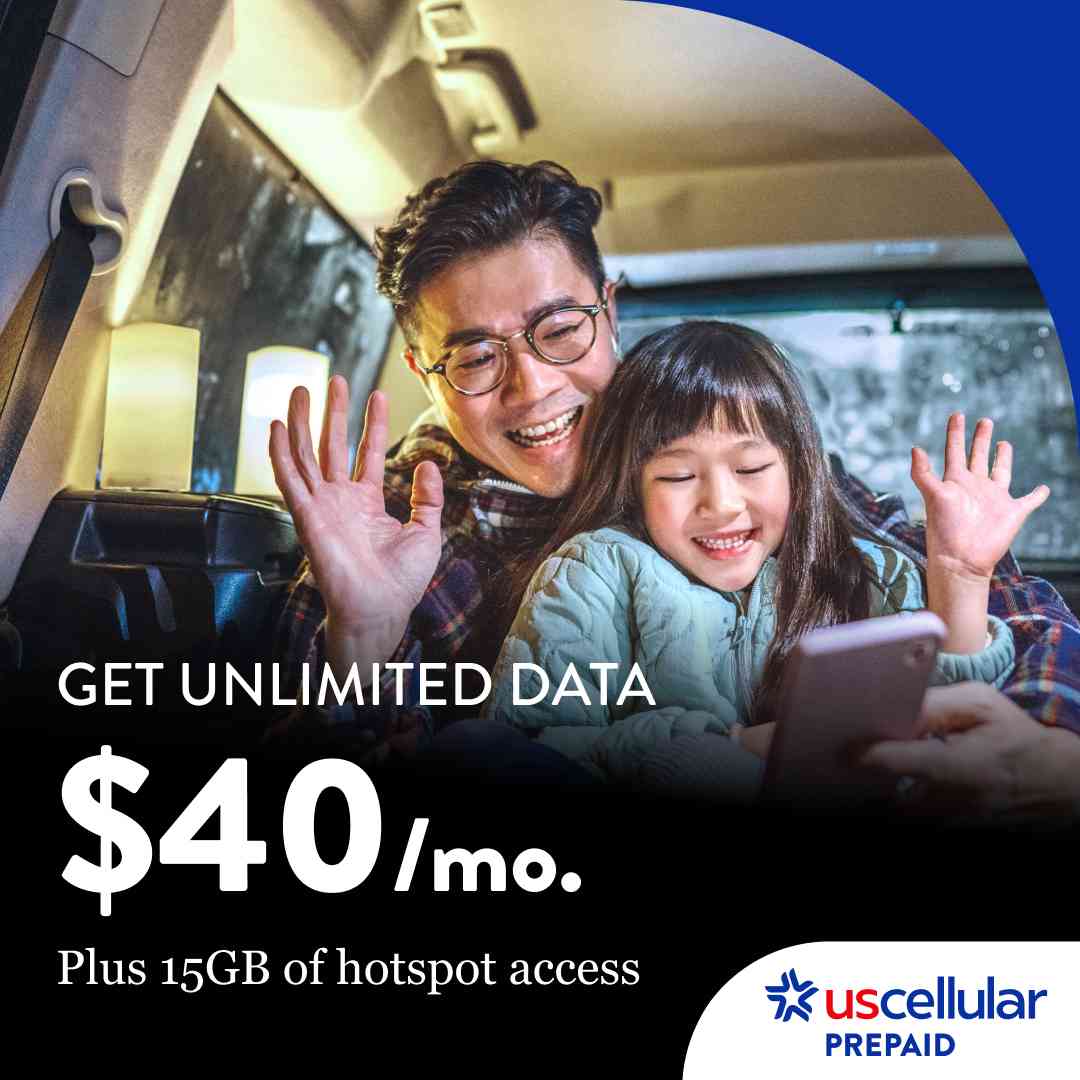 GET UNLIMITED DATA $40/mo. Plus 15GB of hotspot access