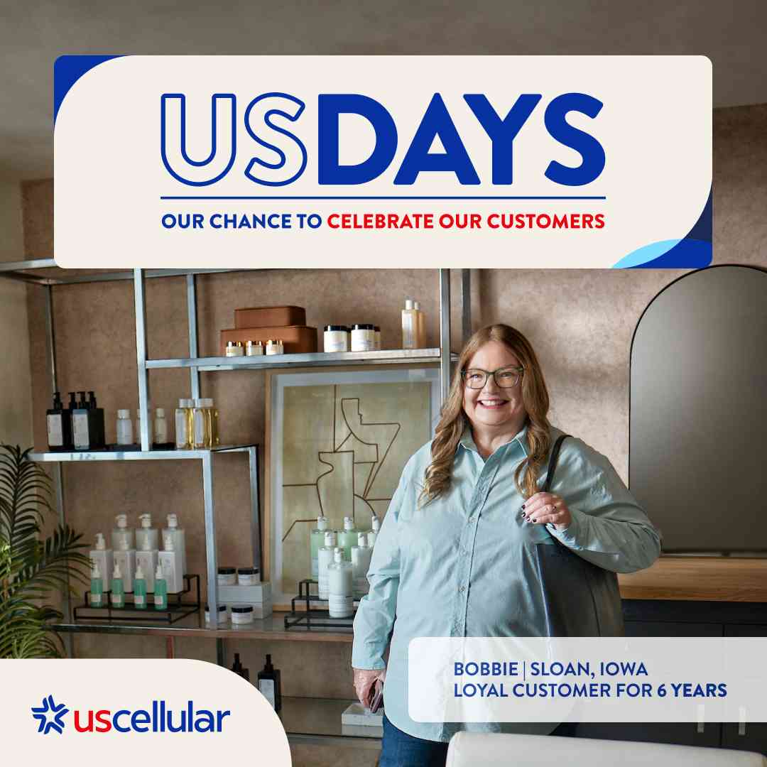 US DAYS OUR CHANCE TO CELEBRATE OUR CUSTOMERS