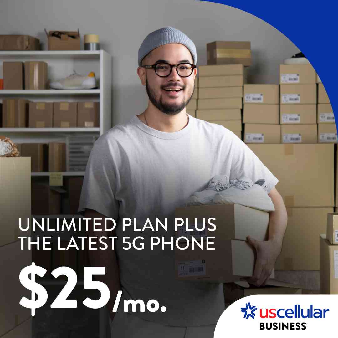 UNLIMITED PLAN PLUS  THE LATEST 5G PHONE $25/mo.