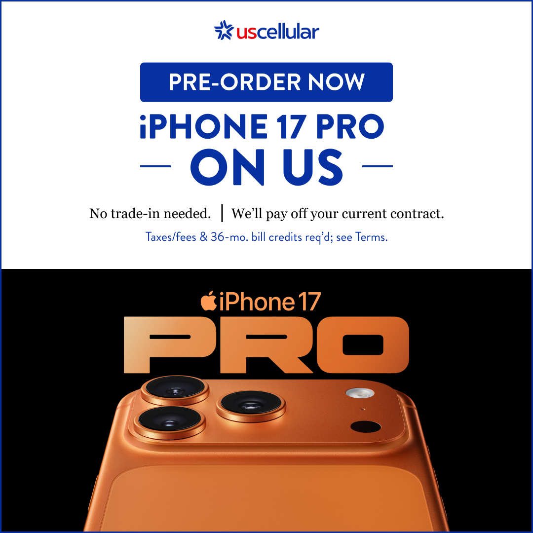 PRE-ORDER NOW iPHONE 17 PRO ON US No trade-in needed. We’ll pay off your current contract.