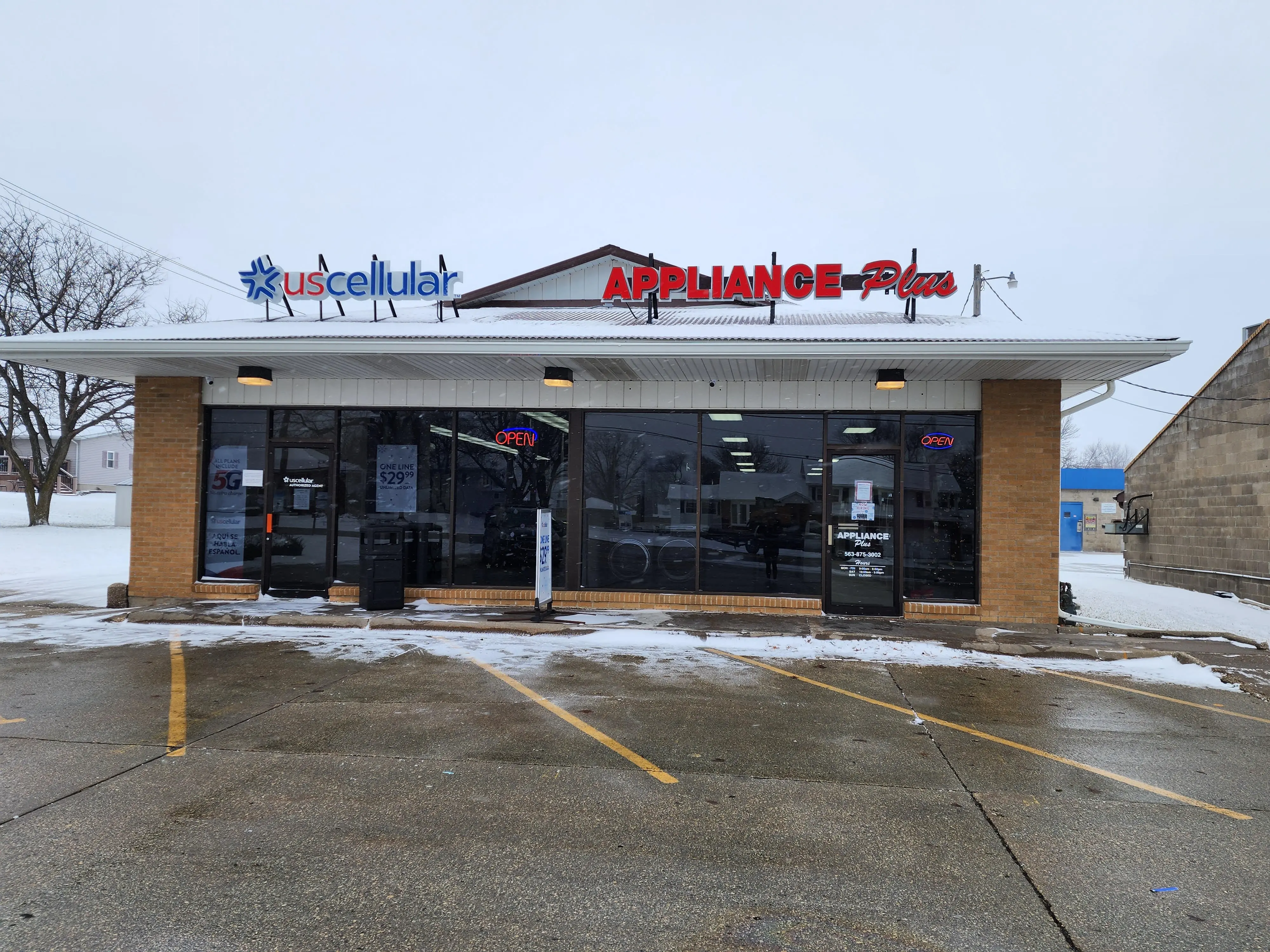 Dyesville store front