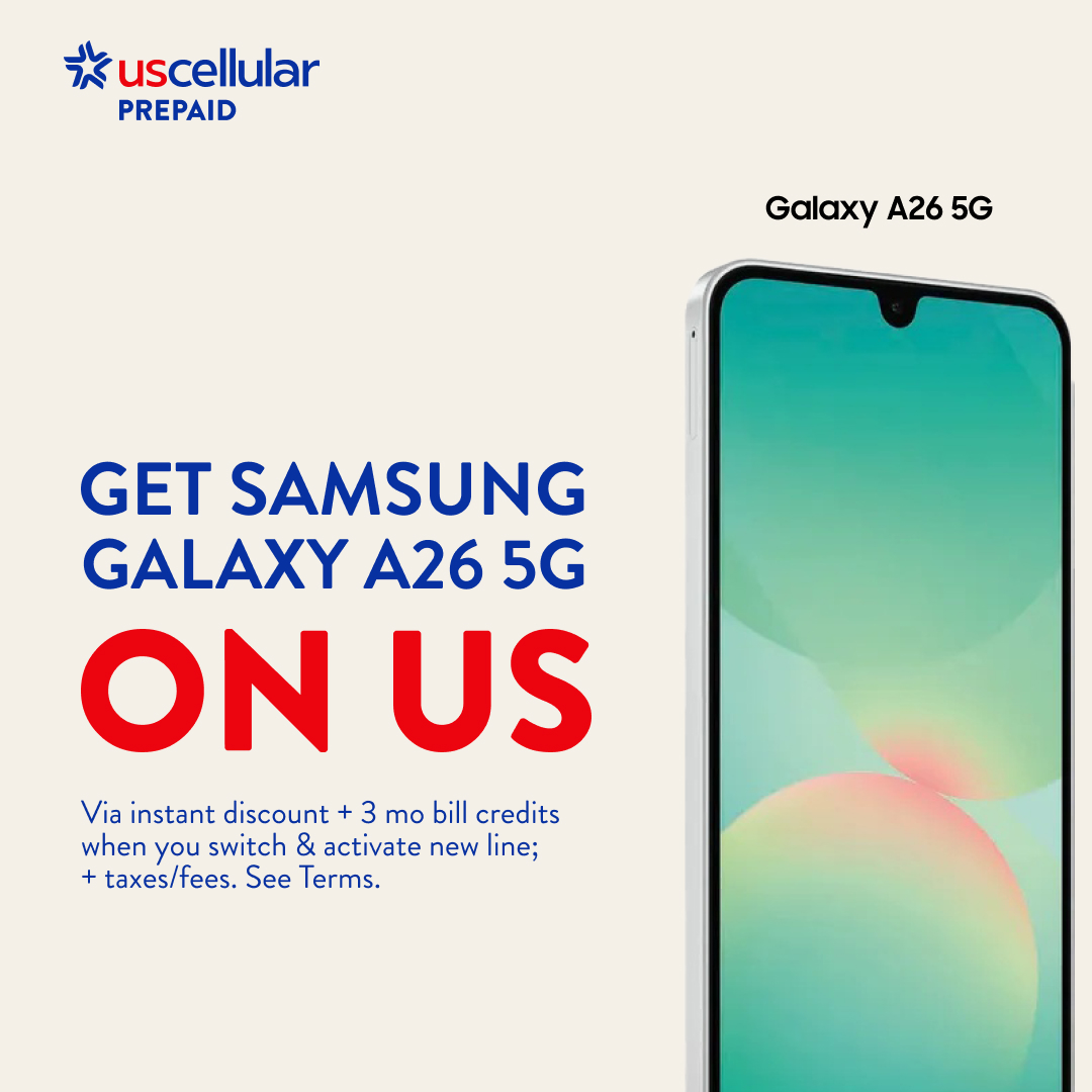 GET SAMSUNG GALAXY A26 5G ON US